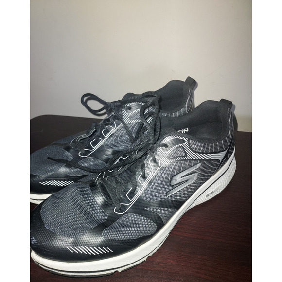 Skechers Mens Running Sneakers 12M Go Run Consistent Ligthweight Athletic Black - Picture 1 of 15